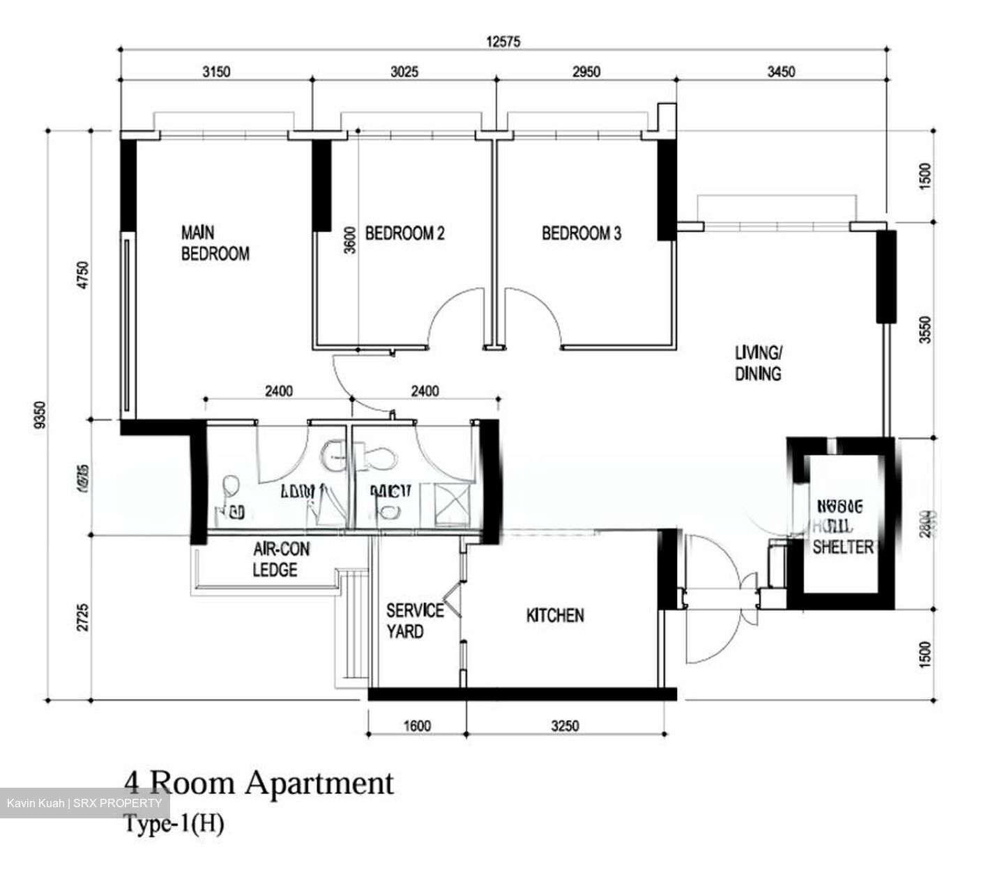 Blk 997B Buangkok Edgeview (Hougang), HDB 4 Rooms #587957431